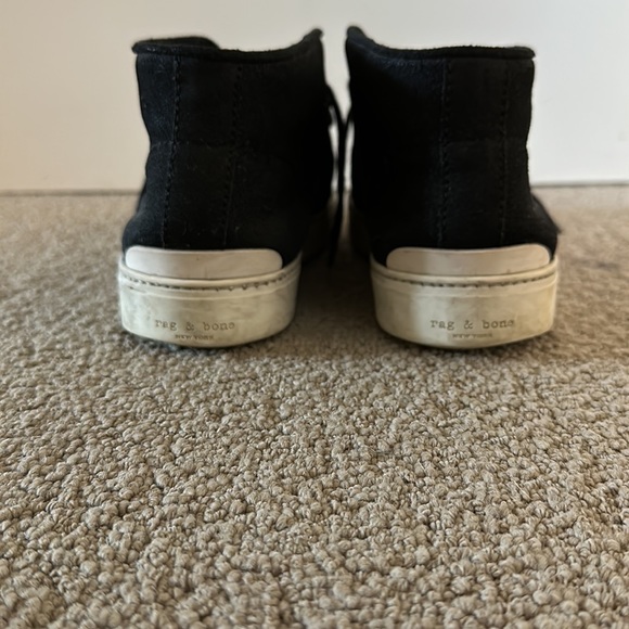 Rag & Bone Kent Desert Boot suede high top lace up sneaker chukka boot bootie - Picture 11 of 12